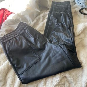 leather express joggers